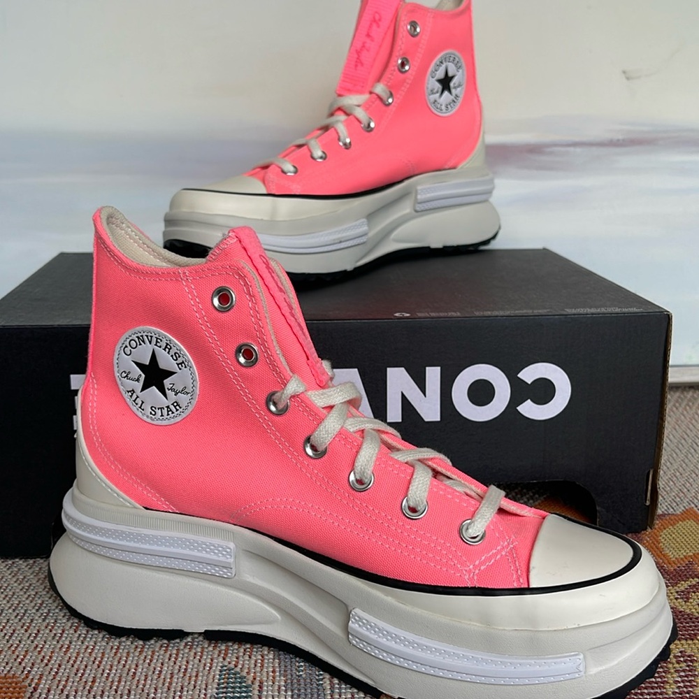 Converse WMNS CTAS A05012C
RUN STAR LEGACY CX HI ELECTRIC BLUSH/EGRET/BLACK - Picture 2 of 16